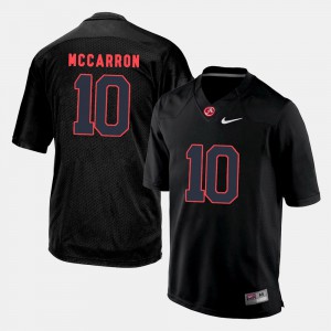 Black Men's A.J. McCarron Alabama Jersey #10 College Football 916203-938