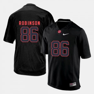 College Football A'Shawn Robinson Alabama Jersey For Men's #86 Black 775843-286