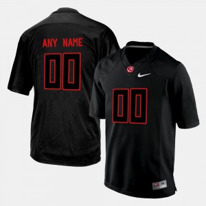 College Limited Football Black Alabama Custom Jerseys For Men #00 558087-439