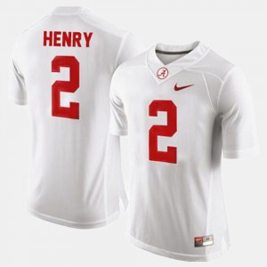 College Football White For Men #2 Derrick Henry Alabama Jersey 567489-189