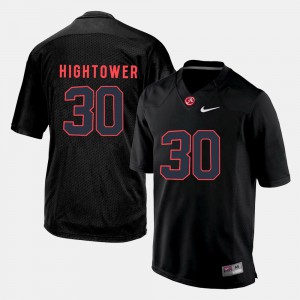 Black #30 Silhouette College Dont'a Hightower Alabama Jersey For Men's 788481-959