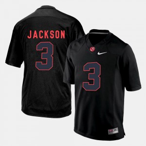 College Football Men's Kareem Jackson Alabama Jersey #3 Black 401505-492