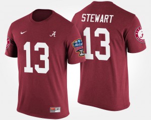 For Men's Bowl Game Sugar Bowl ArDarius Stewart Alabama T-Shirt Crimson #13 614463-655