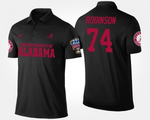 For Men Cam Robinson Alabama Polo Bowl Game Sugar Bowl #74 Black 223148-896