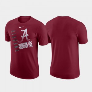 Just Do It Alabama T-Shirt Crimson Performance Cotton Men 648243-143