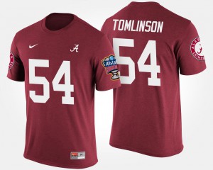 #54 Sugar Bowl Bowl Game For Men's Crimson Dalvin Tomlinson Alabama T-Shirt 956957-264
