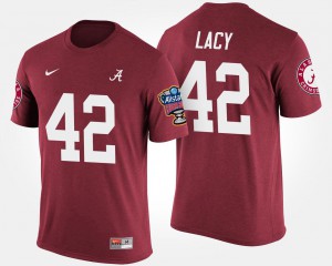 #42 Bowl Game Crimson Sugar Bowl Eddie Lacy Alabama T-Shirt Men's 507828-942