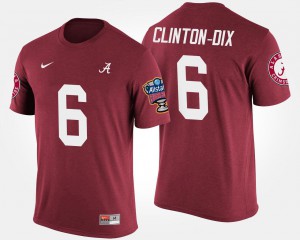 Crimson Bowl Game Men's #6 Sugar Bowl Ha Ha Clinton-Dix Alabama T-Shirt 922818-930