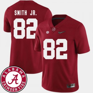 #82 Men Irv Smith Jr. Alabama Jersey 2018 SEC Patch College Football Crimson 735510-719