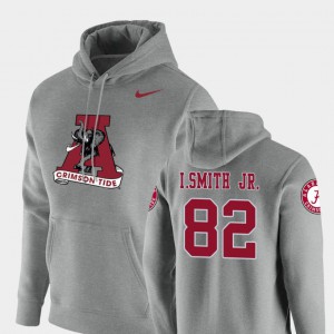 Heathered Gray #82 Vault Logo Club Irv Smith Jr. Alabama Hoodie For Men's Pullover 554688-438