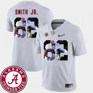 Pictorial Fashion White #82 Men's Irv Smith Jr. Alabama Jersey Football 307622-713