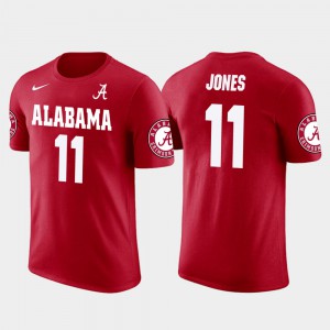Future Stars Red Men's #11 Atlanta Falcons Football Julio Jones Alabama T-Shirt 176627-704