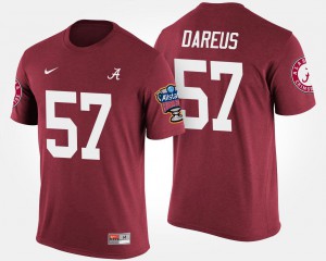 Crimson Mens Marcell Dareus Alabama T-Shirt Bowl Game Sugar Bowl #57 196723-891