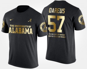 Marcell Dareus Alabama T-Shirt Black Gold Limited Mens Short Sleeve With Message #57 568499-524