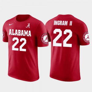 Men Future Stars #22 Mark Ingram Alabama T-Shirt Red New Orleans Saints Football 844032-678