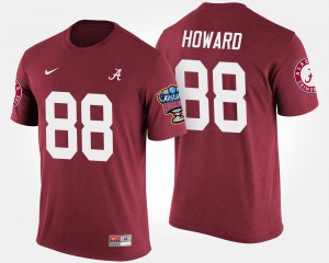 O.J. Howard Alabama T-Shirt #88 For Men's Crimson Sugar Bowl Bowl Game 179634-787