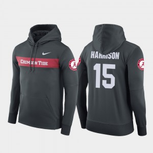 Sideline Seismic Anthracite For Men Ronnie Harrison Alabama Hoodie Football Performance #15 747783-739